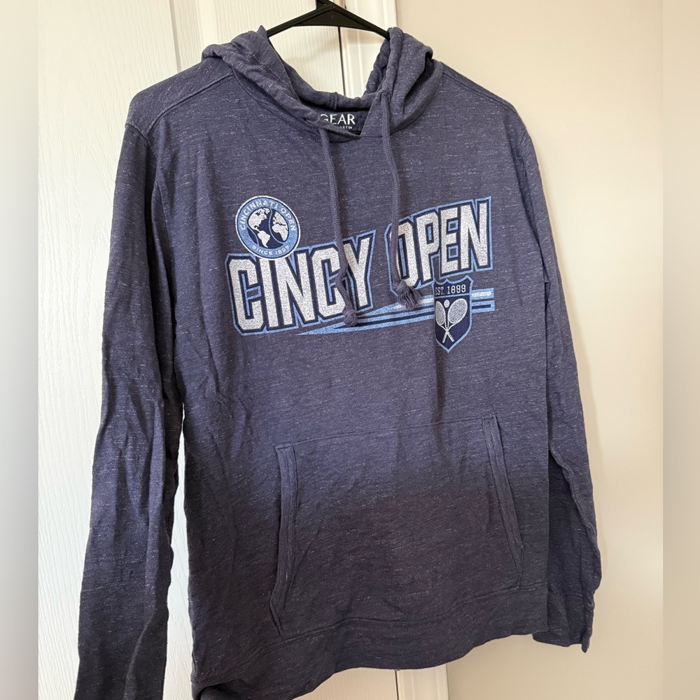Women’s Cincinnati Open Navy Pullover Hooded Shirt | Gear for Sports